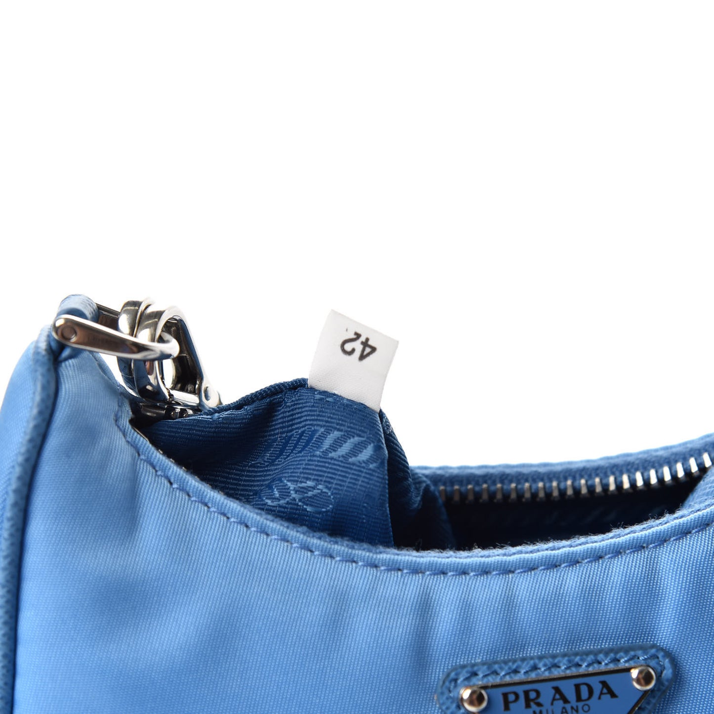 Tessuto Nylon Saffiano Mini Re-Edition 2000 Shoulder Bag Pervinca
