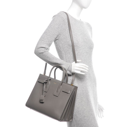 Saint Laurent Calfskin Small Sac De Jour Earth 2 of 7