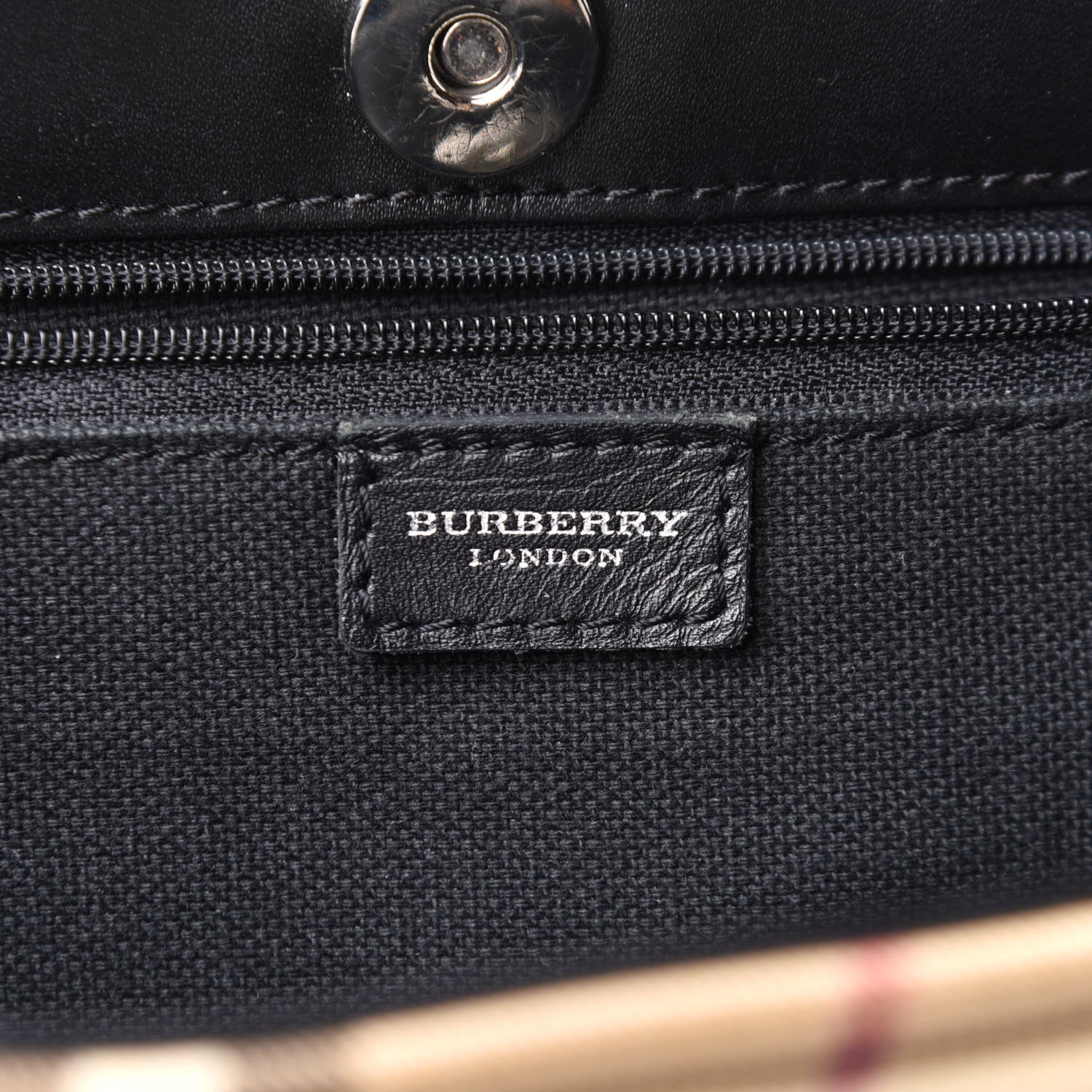 Burberry House Check Small Tote Black 5 of 10