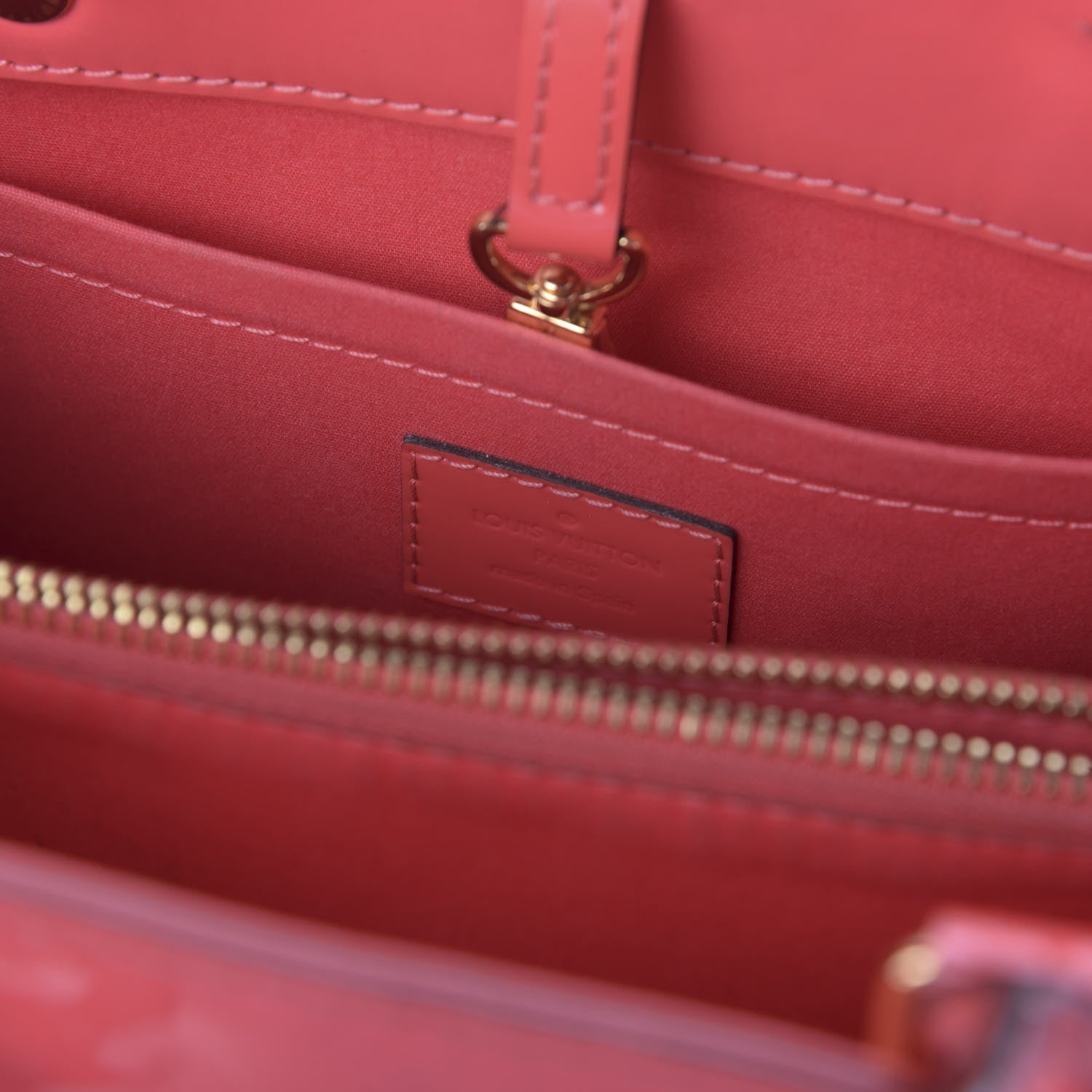 Louis Vuitton Vernis Montaigne BB Poppy 10 of 12