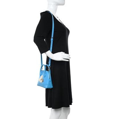Balenciaga Soft Calfskin Puppy And Kitten XXS Ville Top Handle Bag Bleu Turquoise 2 of 10