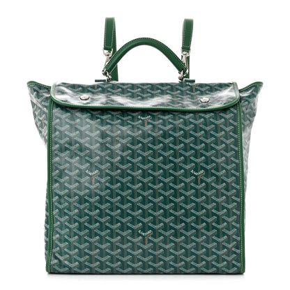 Goyard Goyardine Saint Leger Soft Briefcase Backpack Green 1 of 10