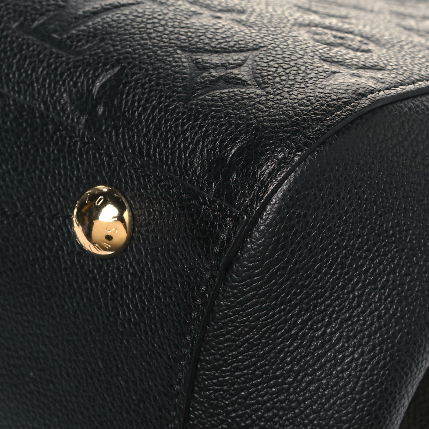 Louis Vuitton Empreinte Montaigne MM Black 11 of 12