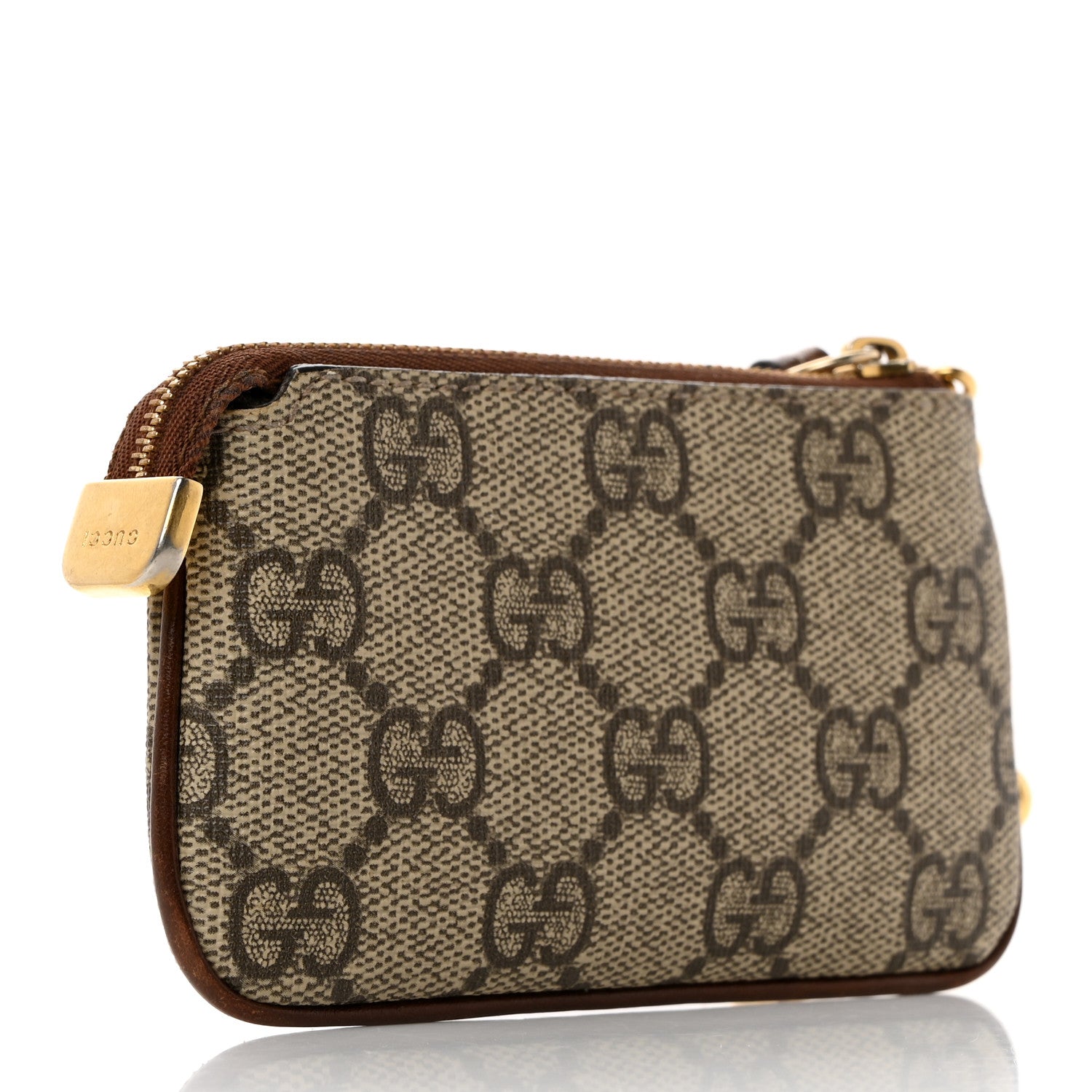 Gucci GG Supreme Monogram Key Case Brown 3 of 7