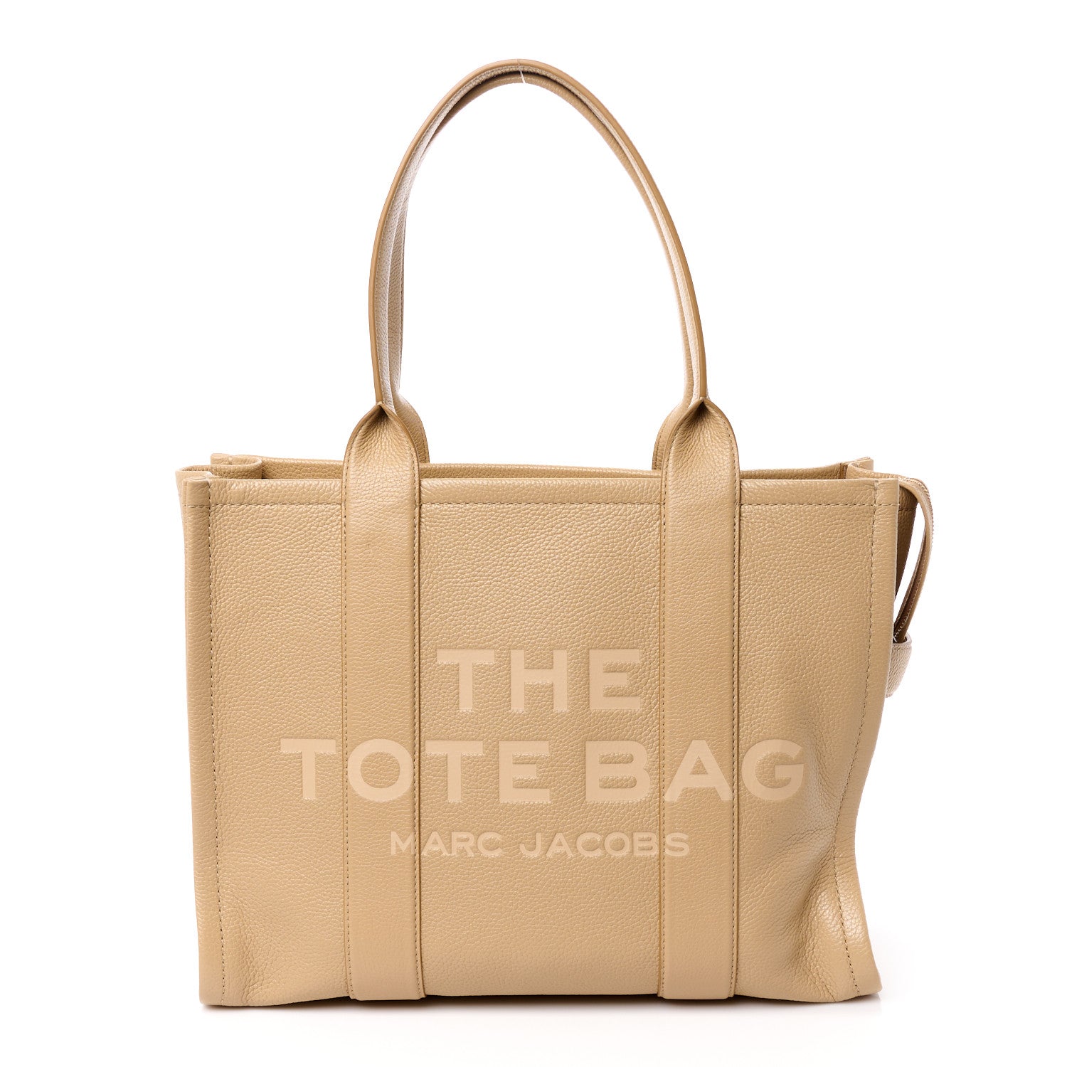 Marc Jacobs Grained Calfskin Large The Tote Bag Camel 1 of 14