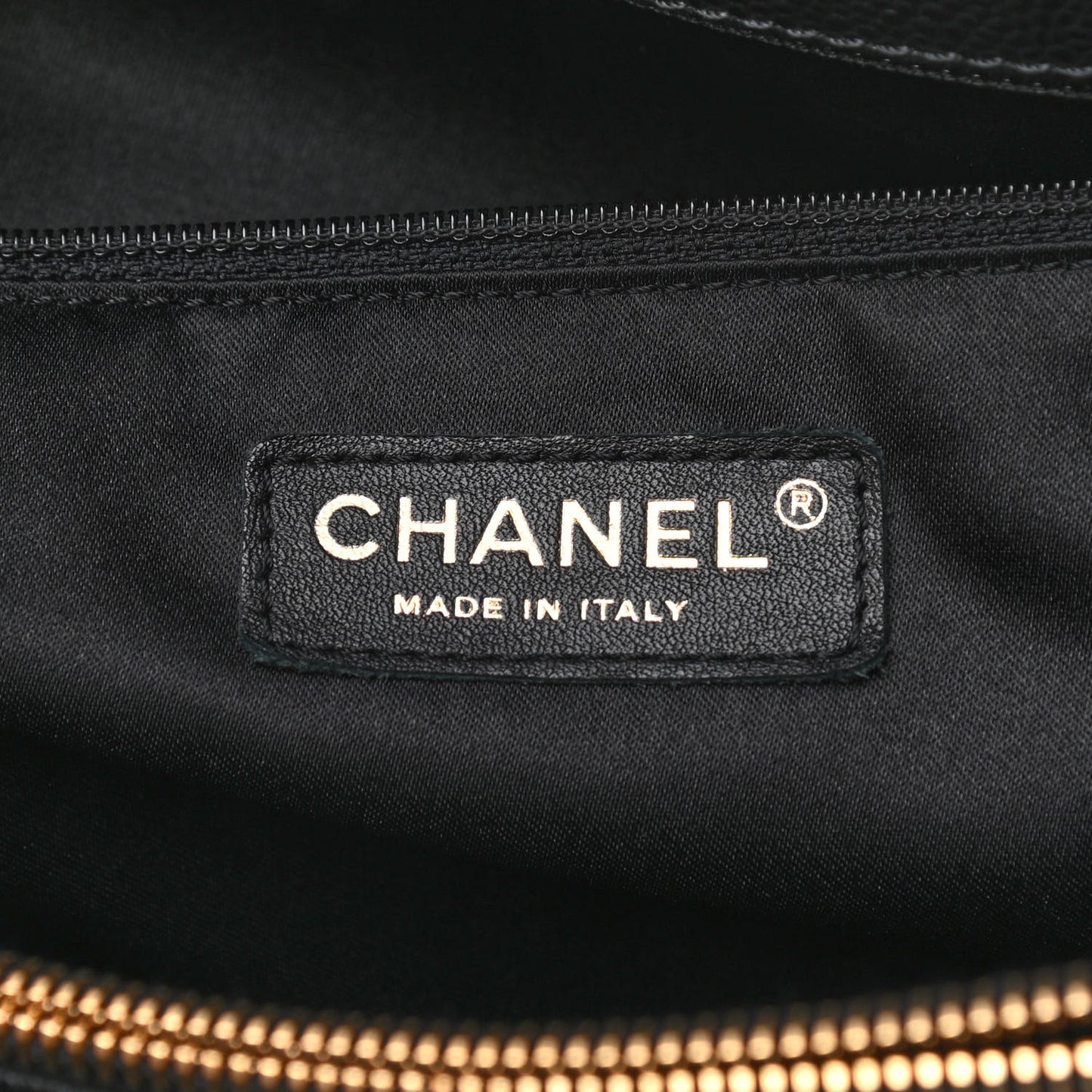 Caviar Quilted Grand Shopping Tote GST Black