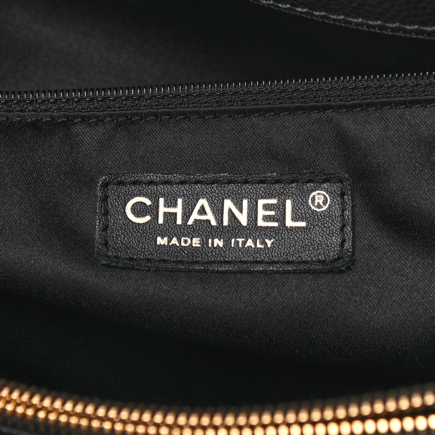 Chanel Caviar Quilted Grand Shopping Tote GST Black 6 of 10