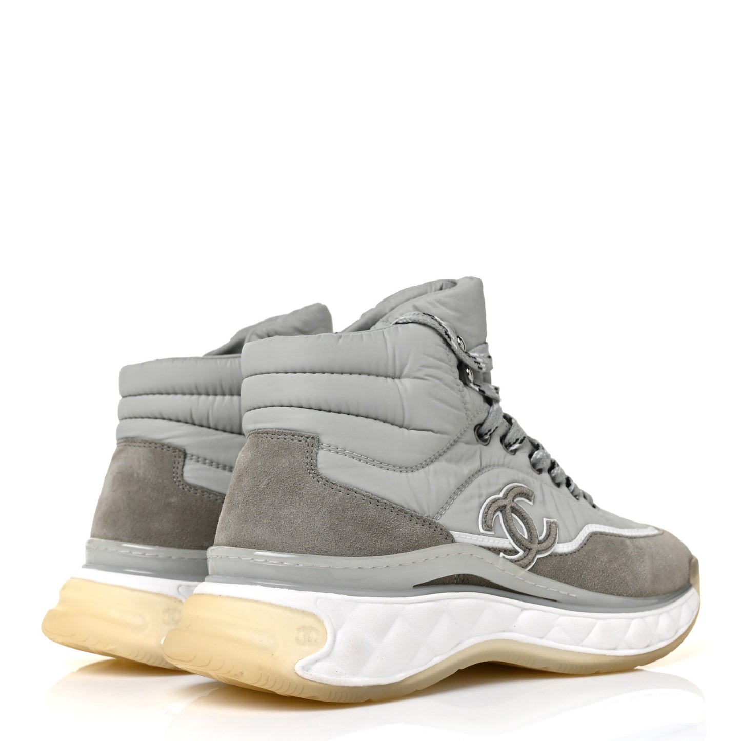 Fabric Suede Womens CC Sneakers 38 Grey
