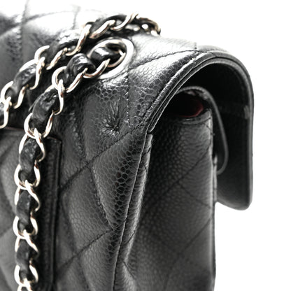 Chanel Caviar Quilted Small Double Flap Black 11 of 12