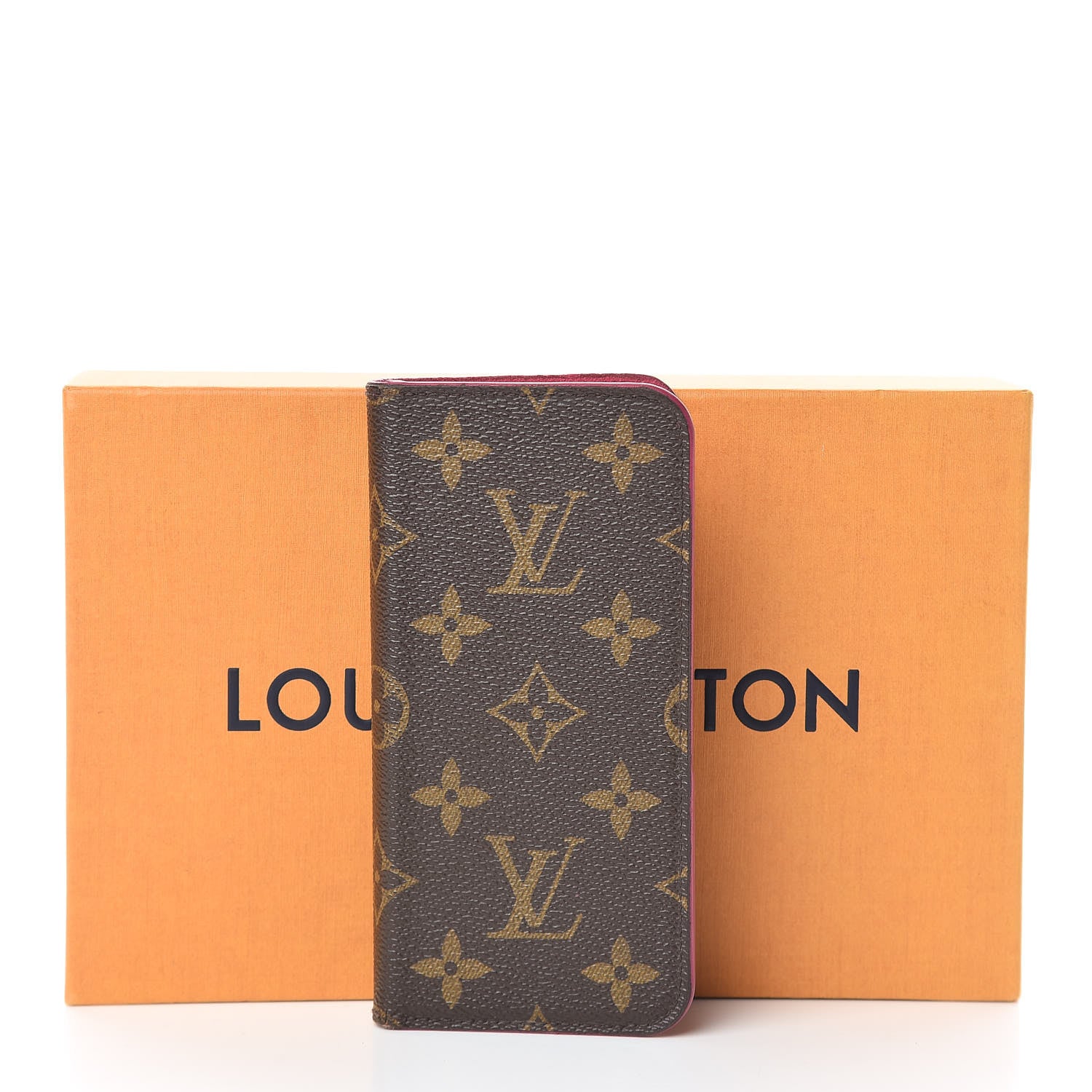 Louis Vuitton Monogram iPhone X Folio Case Rose Pop 13 of 13