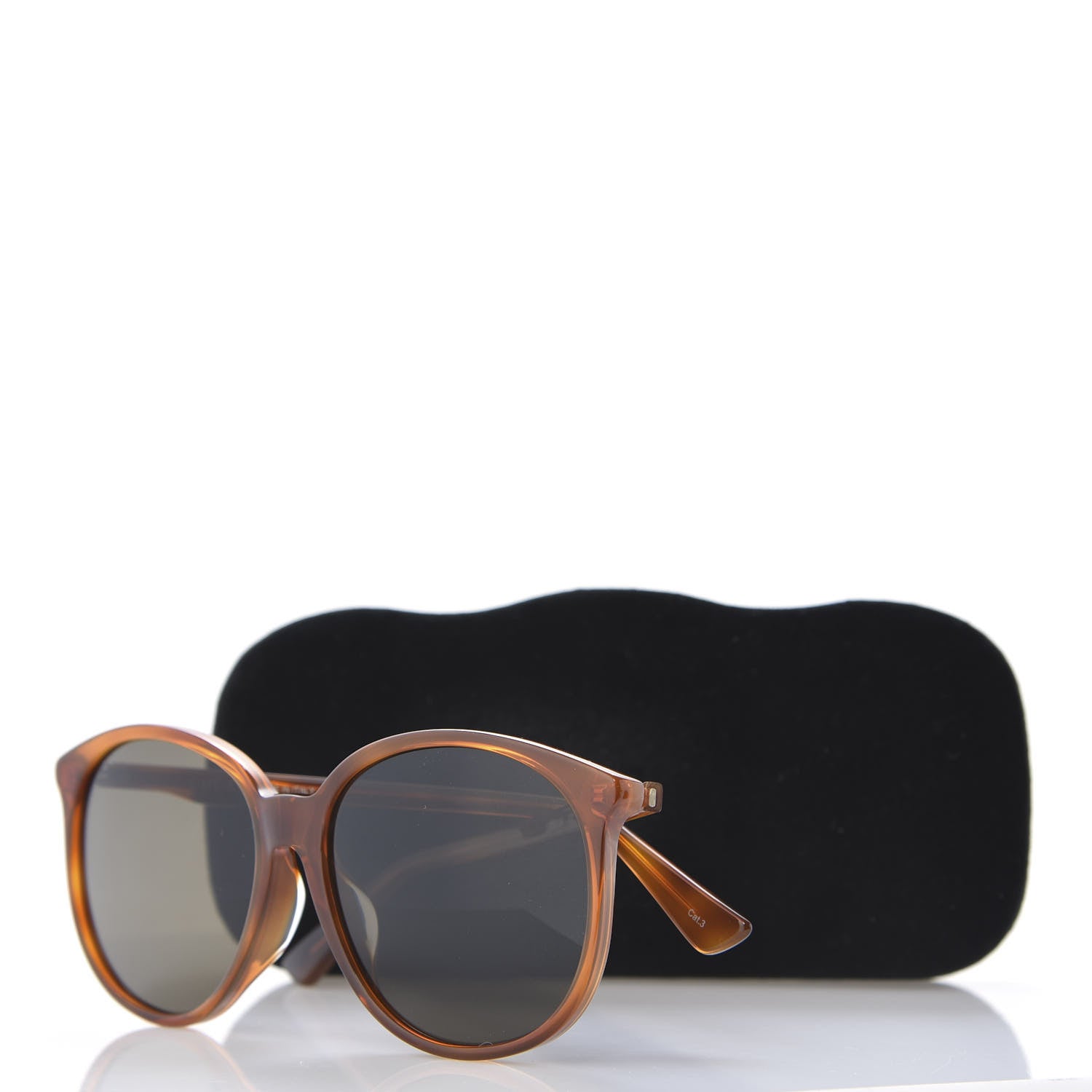 Gucci Acetate Frame Sunglasses GG0261/SA Havana 8 of 8