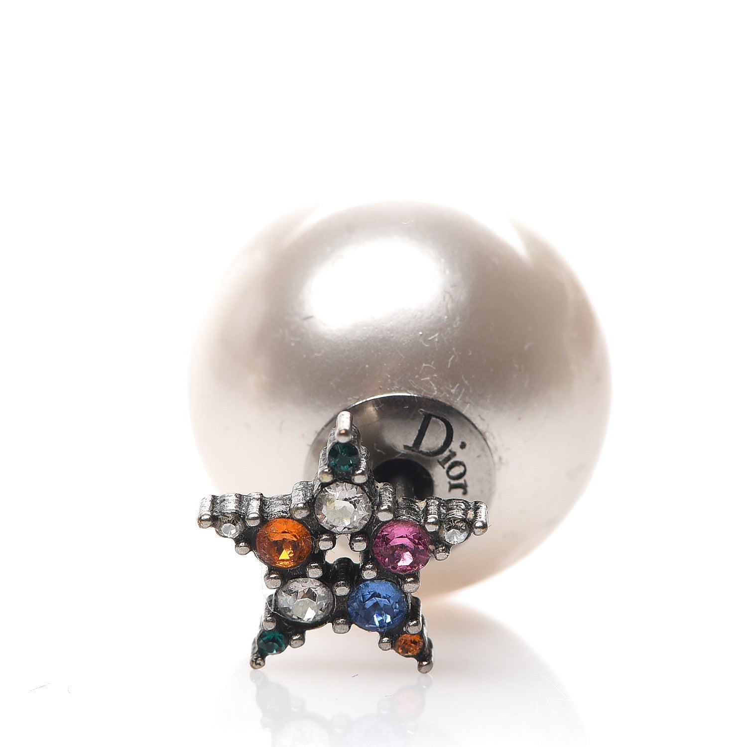 Christian Dior Pearl Crystal Star Mise En Dior Tribal Earrings Multicolor 4 of 5