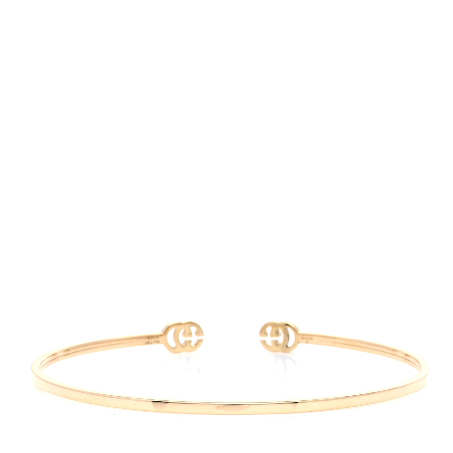 18K Yellow Gold GG Running Cuff Bracelet