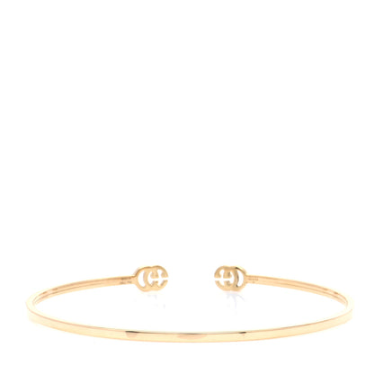 Gucci 18K Yellow Gold GG Running Cuff Bracelet 3 of 8