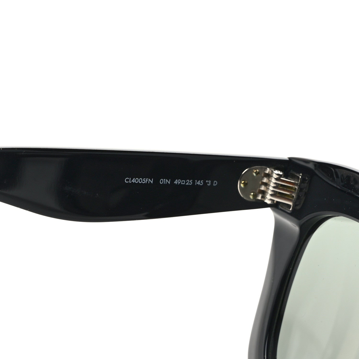 Celine Oversized Round Sunglasses CL4005FN Black 6 of 6