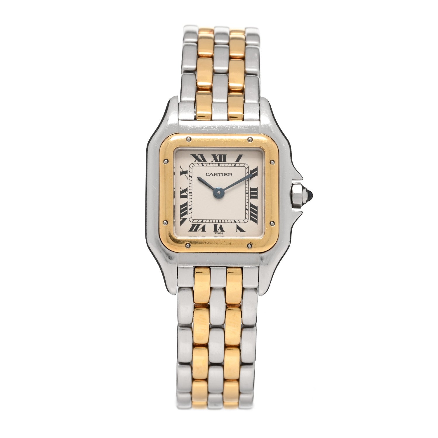 Cartier Stainless Steel 18K Yellow Gold 22mm Panthere Quartz Watch 1 of 4