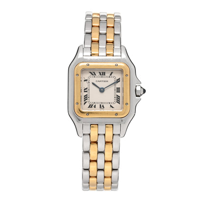 Cartier Stainless Steel 18K Yellow Gold 22mm Panthere Quartz Watch 1 of 4