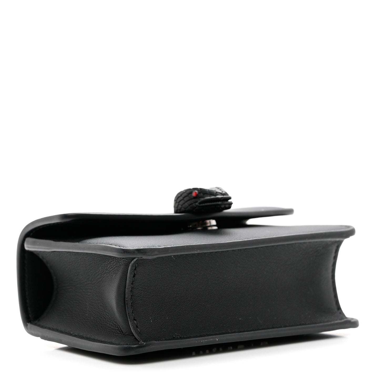 Calfskin Serpenti Forever Micro Bag Black