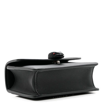 Bulgari Calfskin Serpenti Forever Micro Bag Black 4 of 7