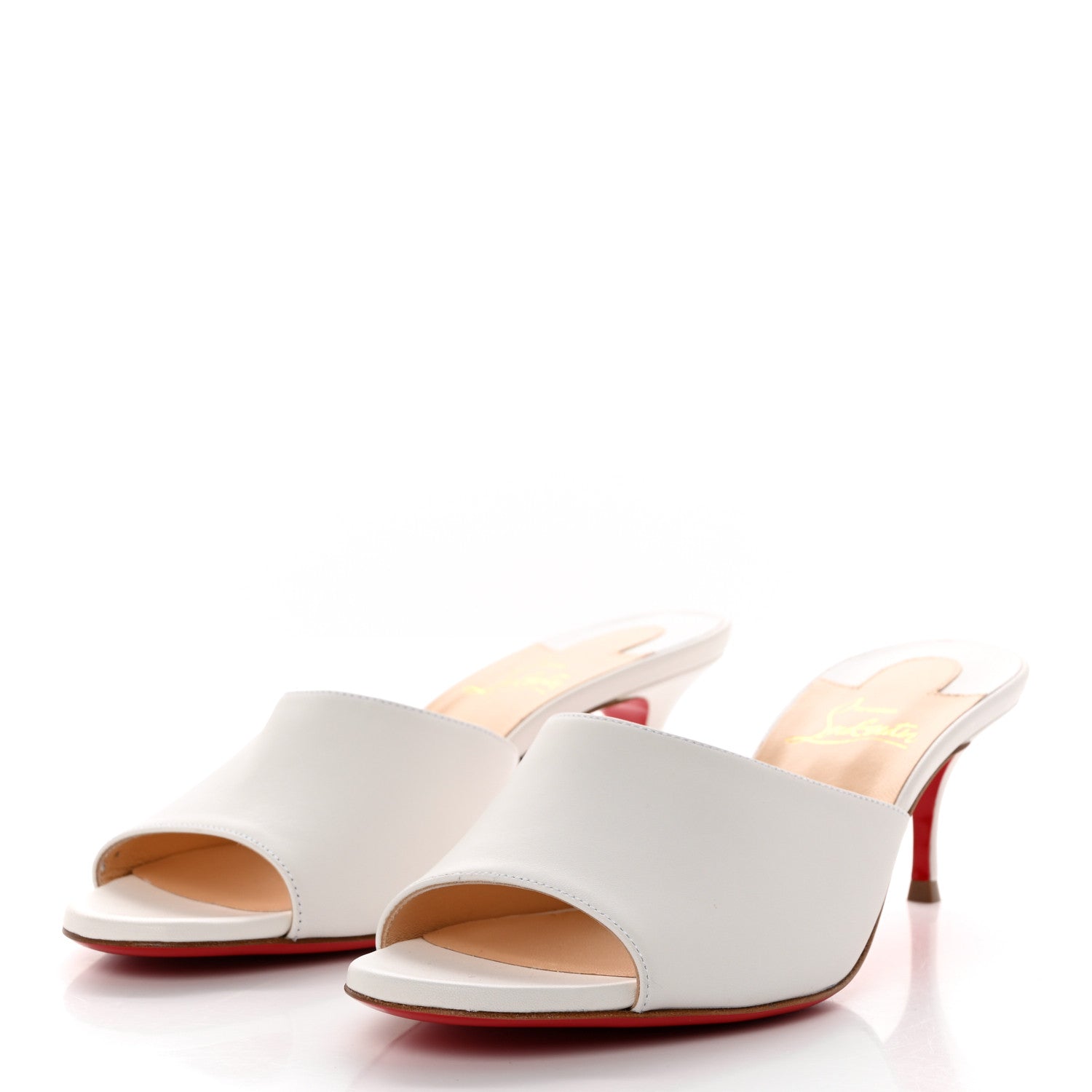 Christian Louboutin Nappa East 55 Mule 38 White 3 of 8