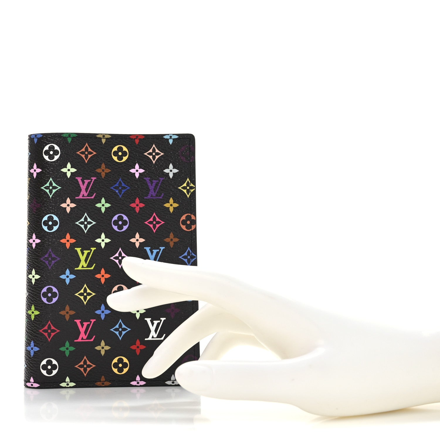 Louis Vuitton LV X TM Monogram Multicolor Passport Cover Black 2 of 7
