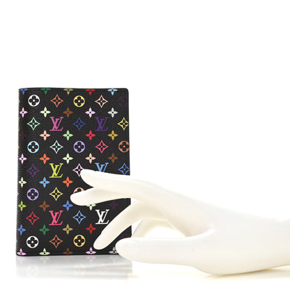 Louis Vuitton LV X TM Monogram Multicolor Passport Cover Black 2 of 7