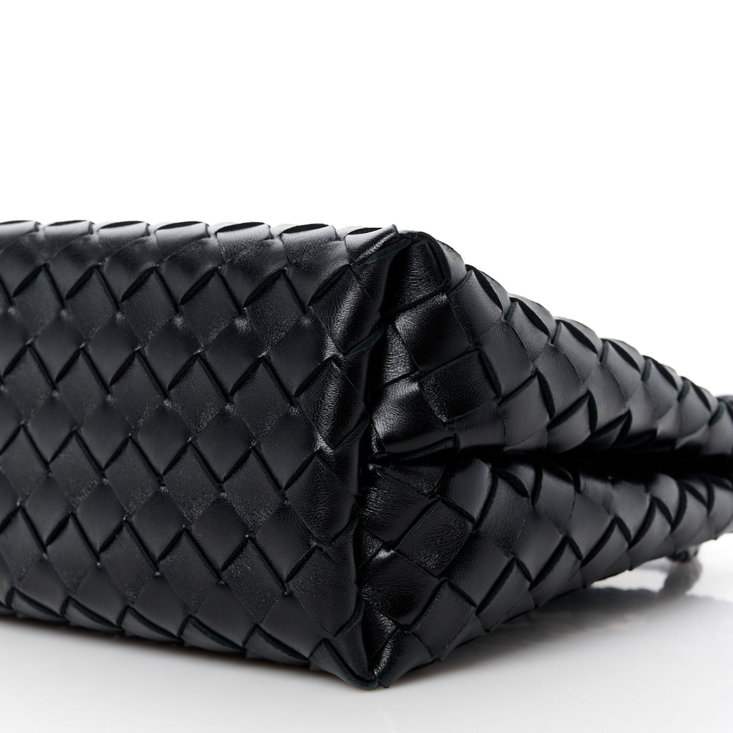Nappa Intrecciato Small Andiamo Shoulder Bag Black