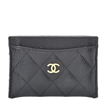 Chanel Caviar Quilted Card Holder Black 1 of 14