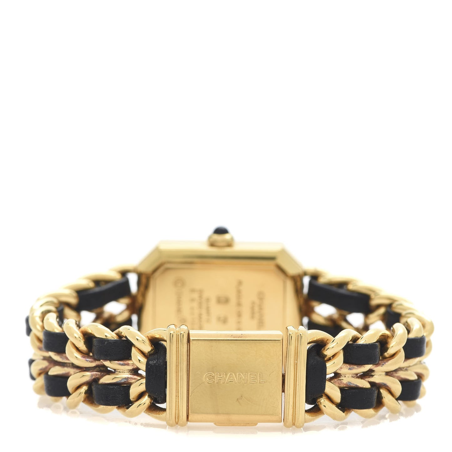 Stainless Steel Lambskin 20mm Chain Premiere Quartz Watch Gold M