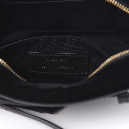 Saint Laurent Velour Matelasse Monogram Lou Belt Bag Black 7 of 10
