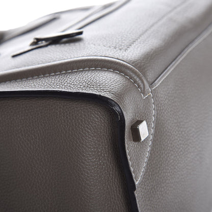 Celine Drummed Calfskin Mini Luggage Souris 9 of 12