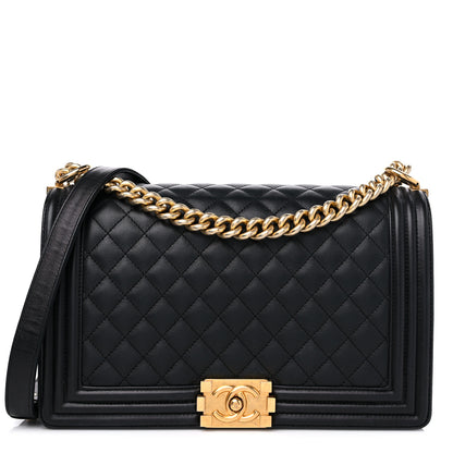 Chanel Calfskin Quilted New Medium Boy Flap Black 1 of 15