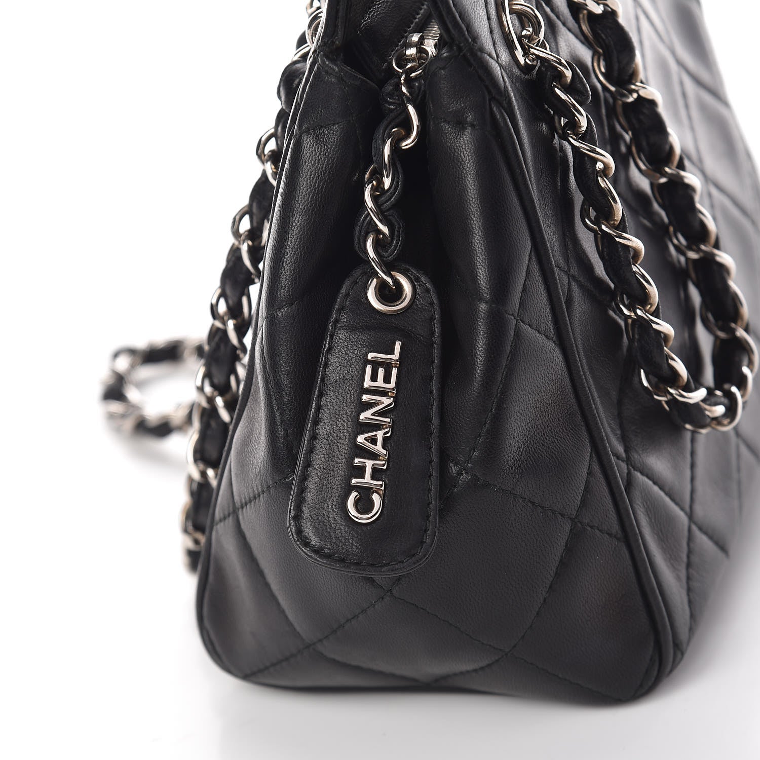 Chanel Lambskin Quilted Small Shoulder Bag Black 12 of 12