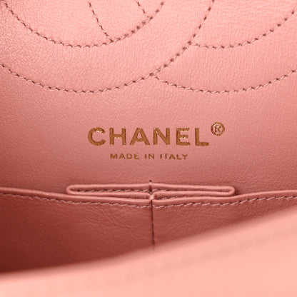 Chanel Aged Calfskin Quilted 2.55 Reissue 225 Flap Pink 6 of 12