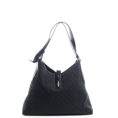 Gucci Monogram Large Shoulder Bag Black 1 of 7