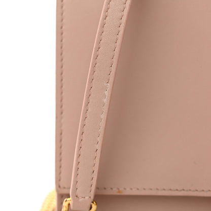 Saint Laurent Smooth Calfskin Classic Monogram Kate Tassel Chain Wallet Pale Pink 16 of 21