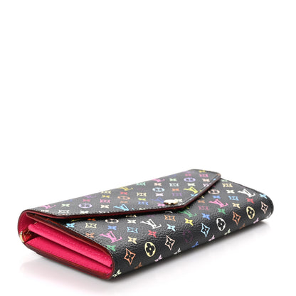 Louis Vuitton Monogram Multicolor Sarah Wallet NM Black Grenade 4 of 8