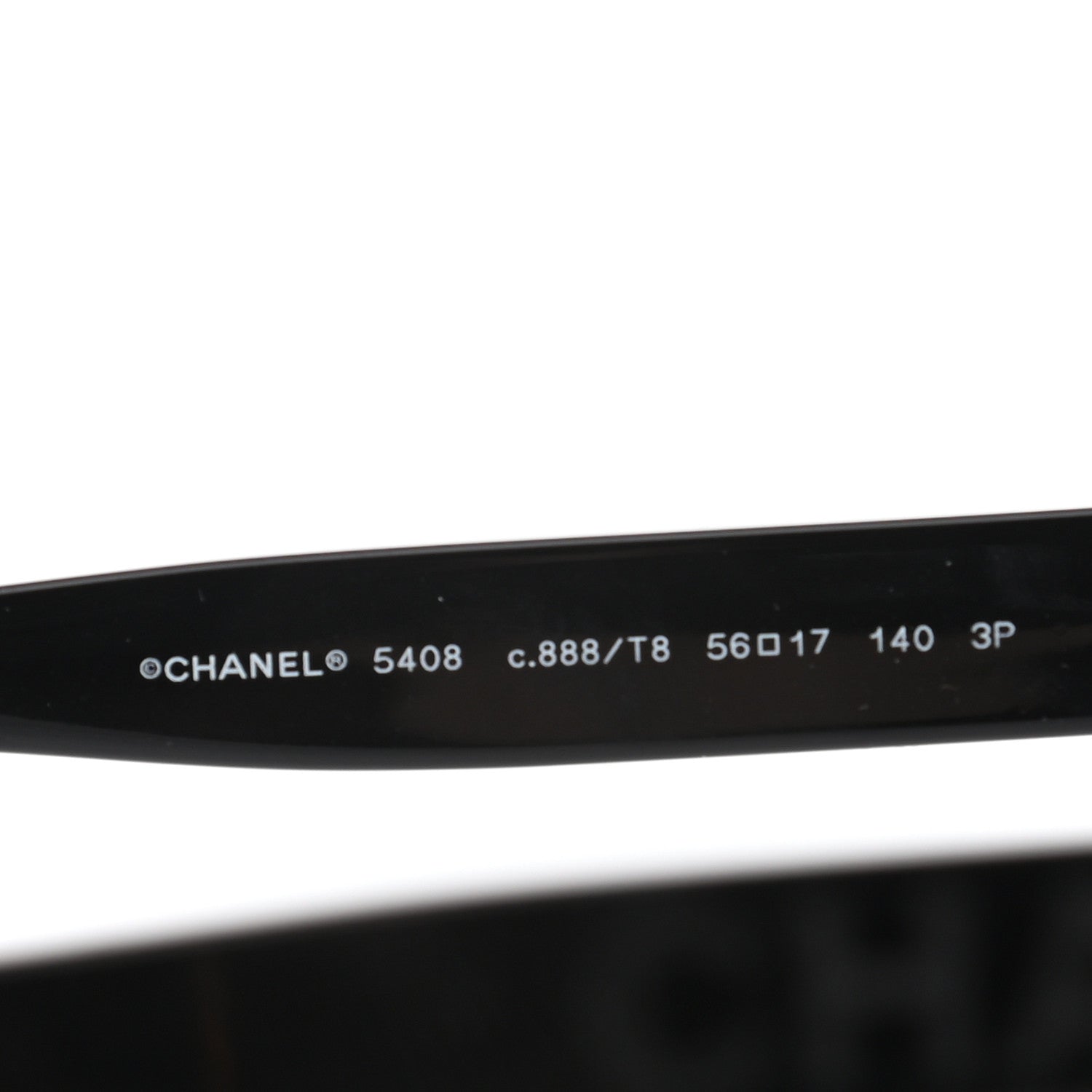 Chanel Acetate Polarized Square Sunglasses 5408 Black 5 of 7