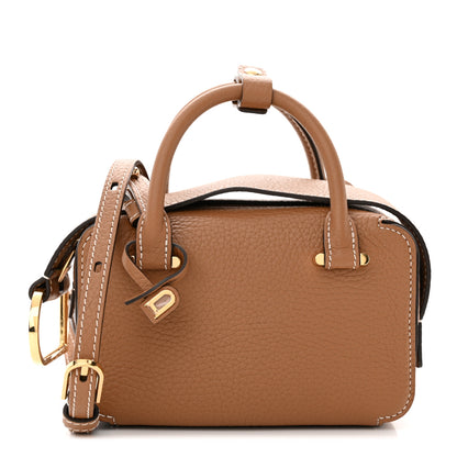 Delvaux Taurillon Soft Nano Cool Box Satchel Vegetal Ivory 1 of 9