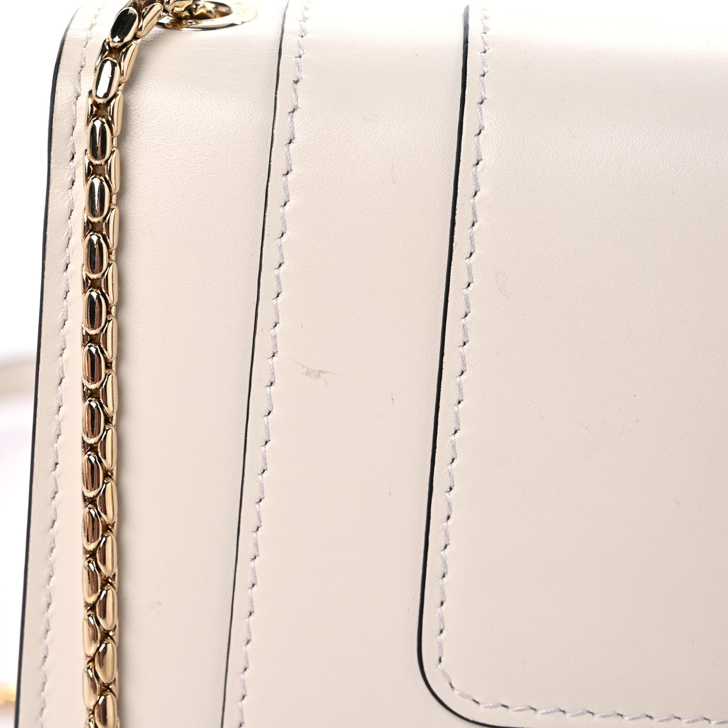 Calfskin Serpenti Forever Crossbody Bag White