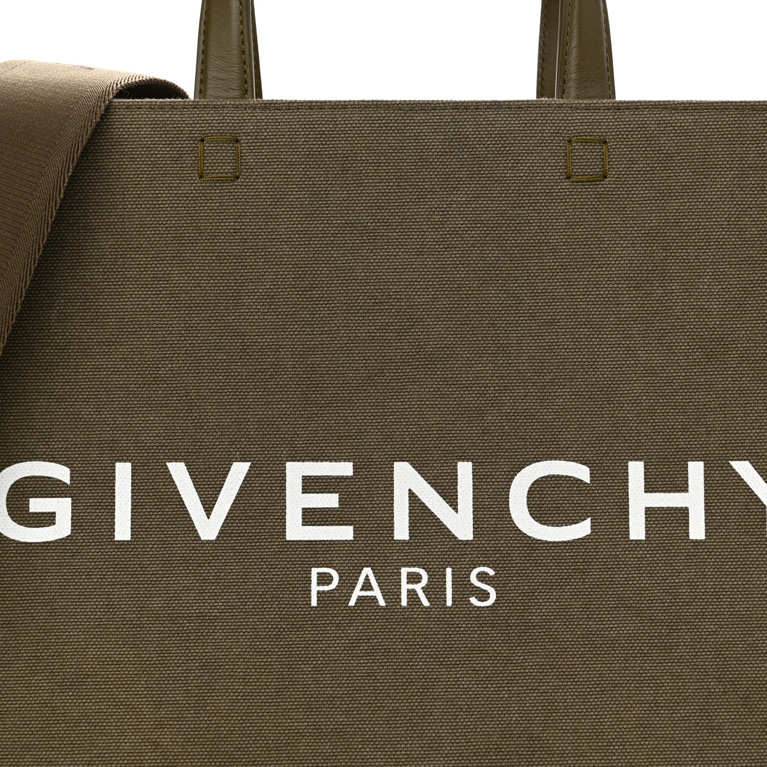 Givenchy Canvas Medium G-Tote Dark Khaki 8 of 11