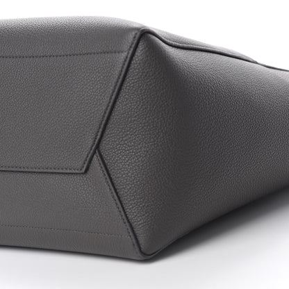 Celine Soft Grained Calfskin Sangle Bucket Bag Grey 7 of 10