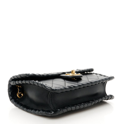 Chanel Calfskin Braided My Own Frame Flap Black 4 of 11