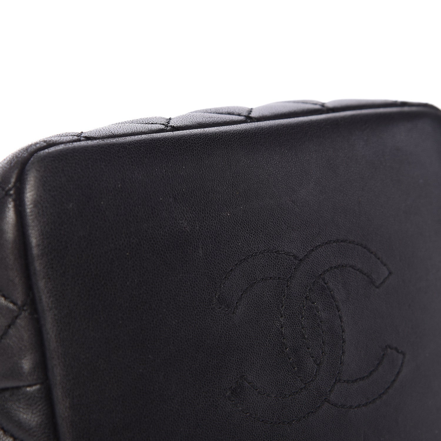 Chanel Lambskin Quilted Small Hobo Black 18 of 20