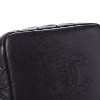 Chanel Lambskin Quilted Small Hobo Black 18 of 20