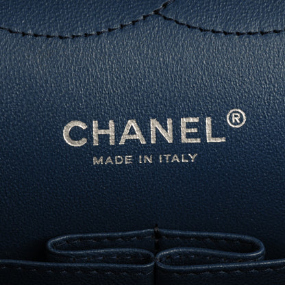 Chanel Lambskin Quilted Jumbo Double Flap Blue 7 of 8