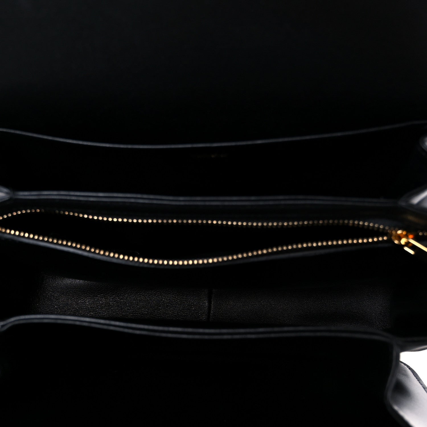 Celine Shiny Calfskin Medium Triomphe Black 5 of 11
