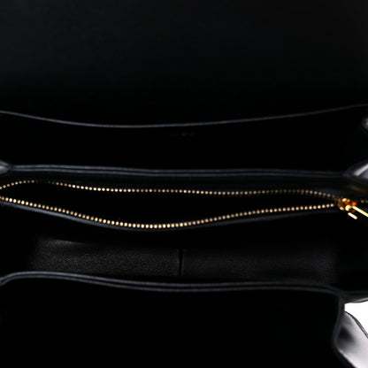Celine Shiny Calfskin Medium Triomphe Black 5 of 11