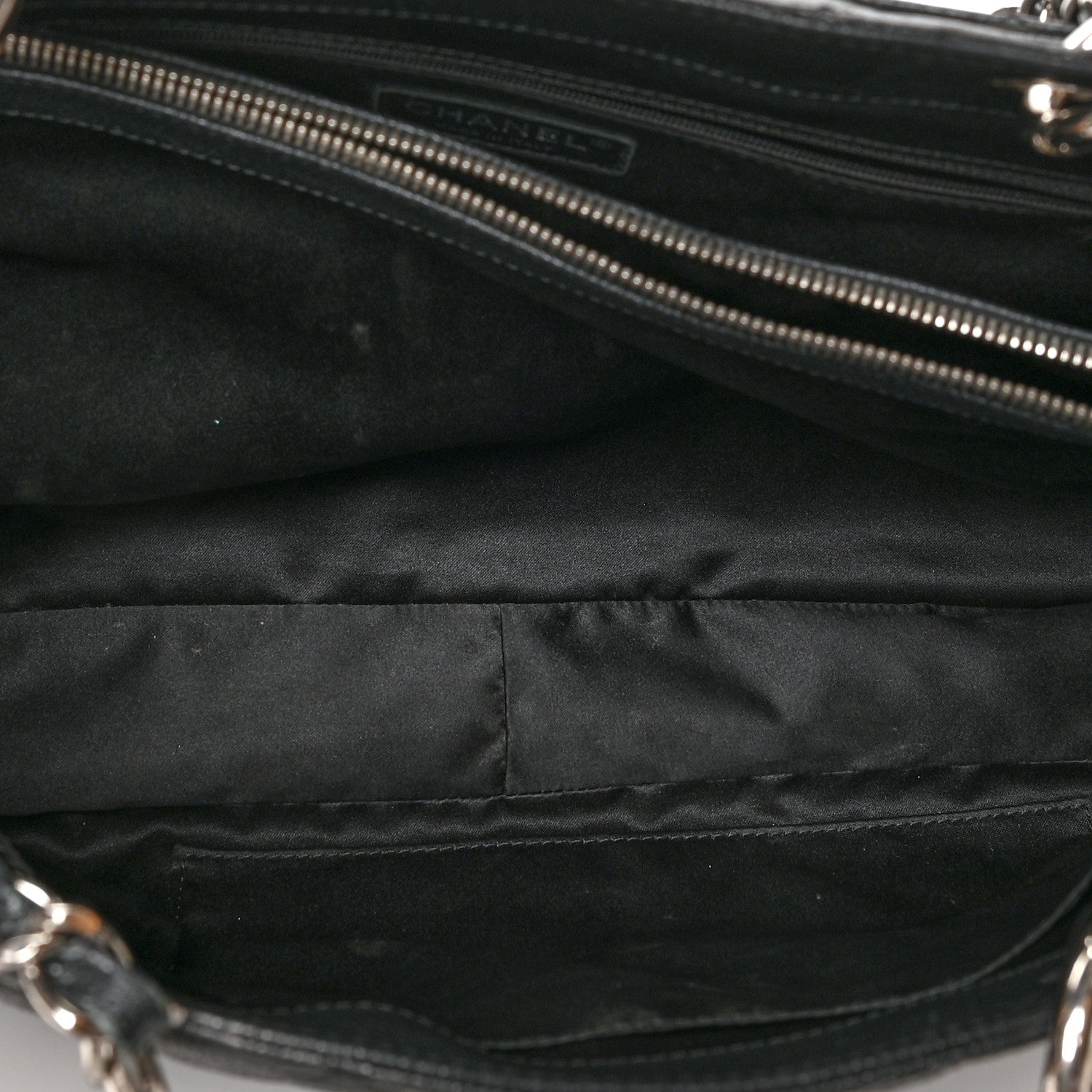 Chanel Caviar Quilted XL Grand Shopping Tote GST Black 6 of 12