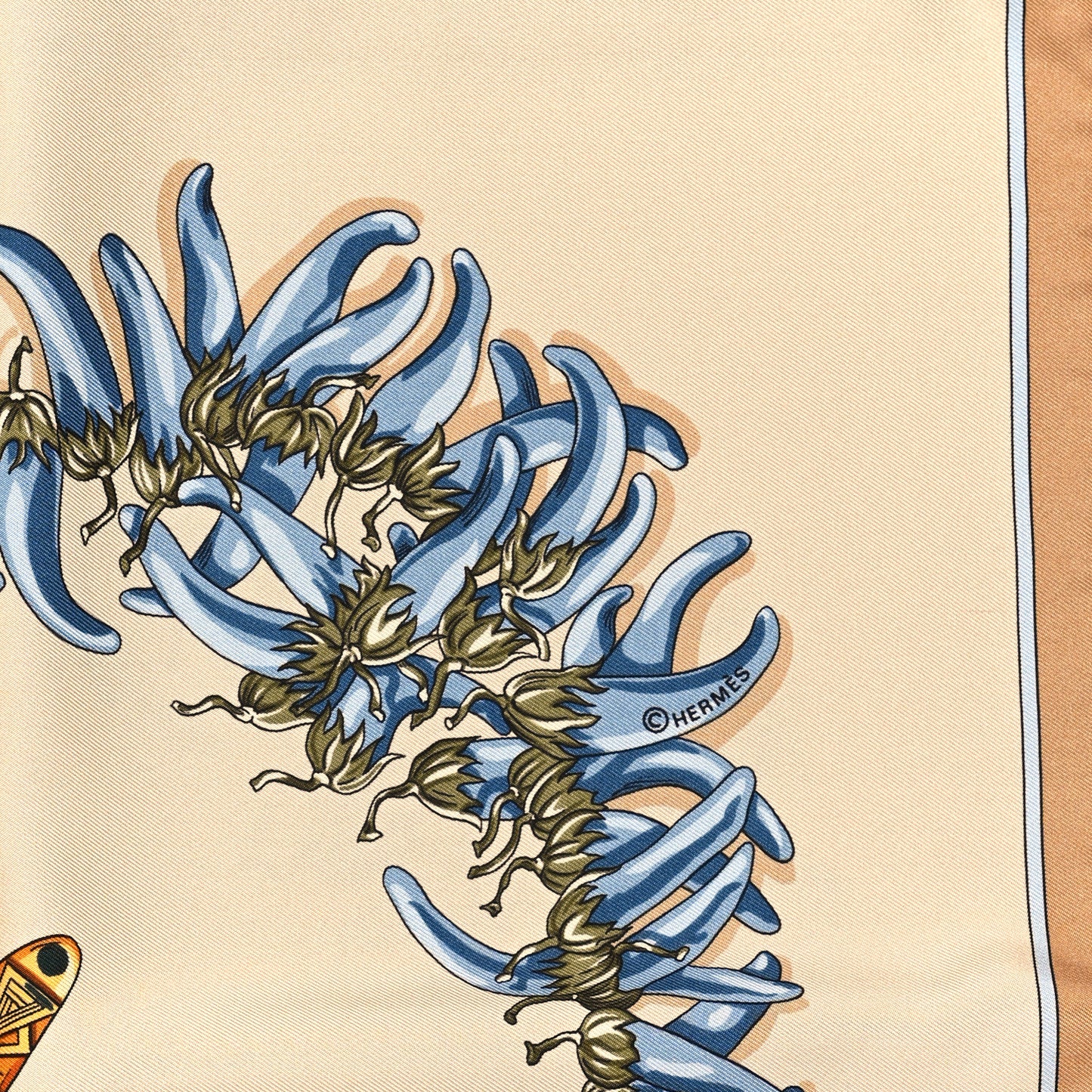 Silk Aux Pays Des Epices Scarf 90